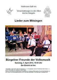 B&uuml;rgelner Freunde der Volksmusik 05042014