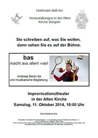 Improvisationstheater 11102014
