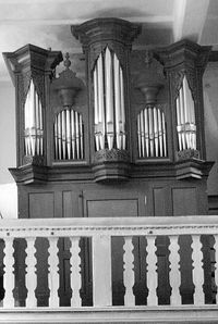 historische Aufnahme der Orgel