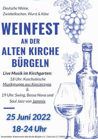 Plakat Weinfest 25.06.2022